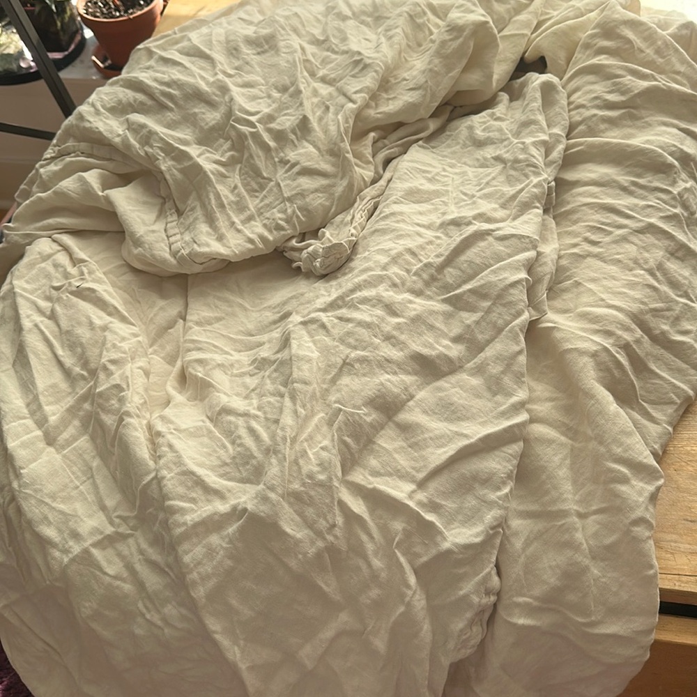 Linen queen size duvet cover